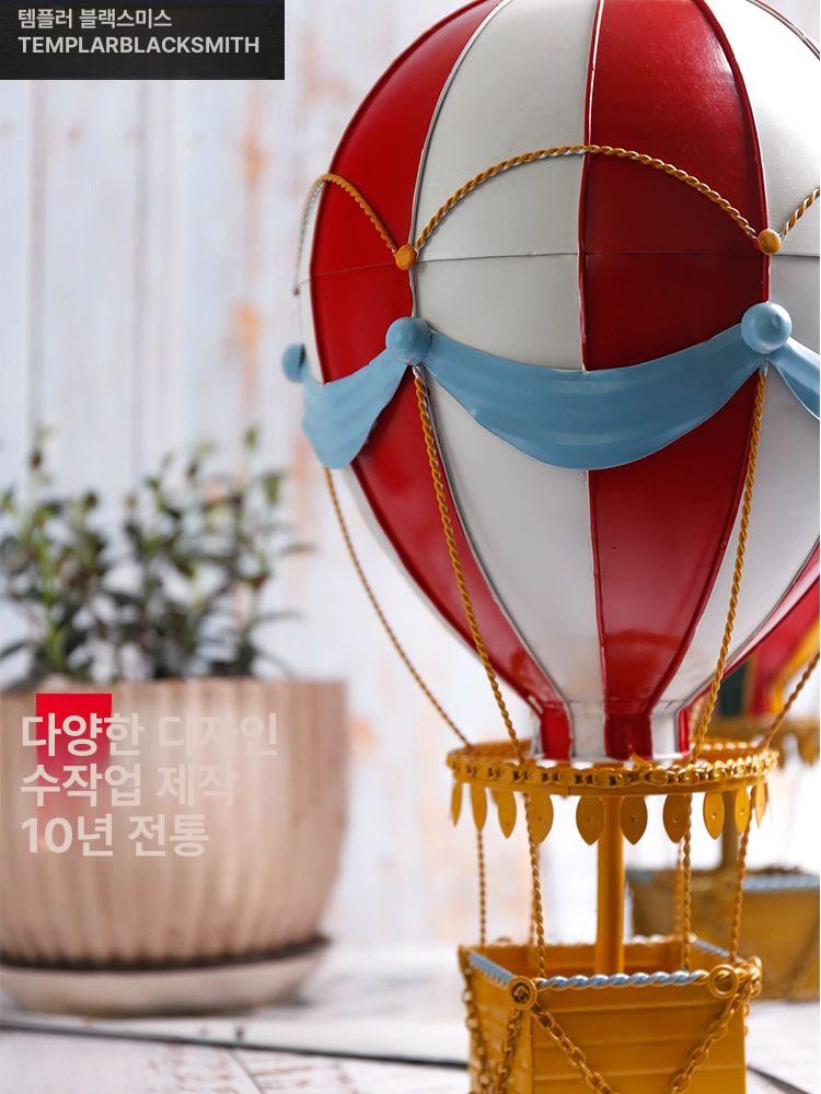 모빌 열기구 촬영 장식품 스튜디오 카페 사진 포토존 오브제 행잉 - 상세 이미지 3