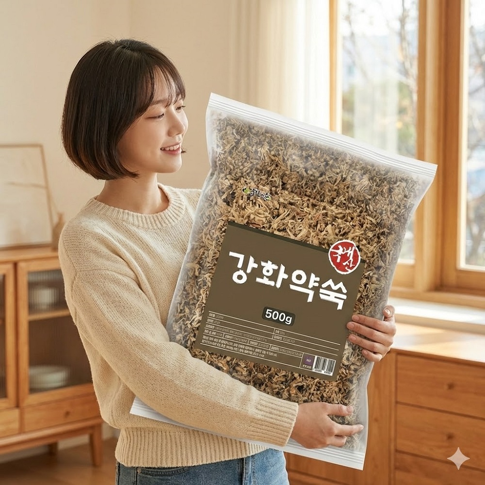 강화약쑥 쑥 500g 1개 - 상품 이미지
