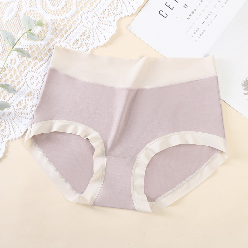 여성 심리스 팬티 편한 햄팬티 여학생 누디 자국없는 투톤 무봉제 노라인 속옷 - 상세 이미지 3