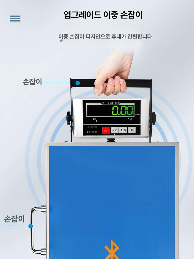 휴대용 캐리어저울 여행용 전자저울 수하물 무게측정 여행 가방저울 - 상세 이미지 3