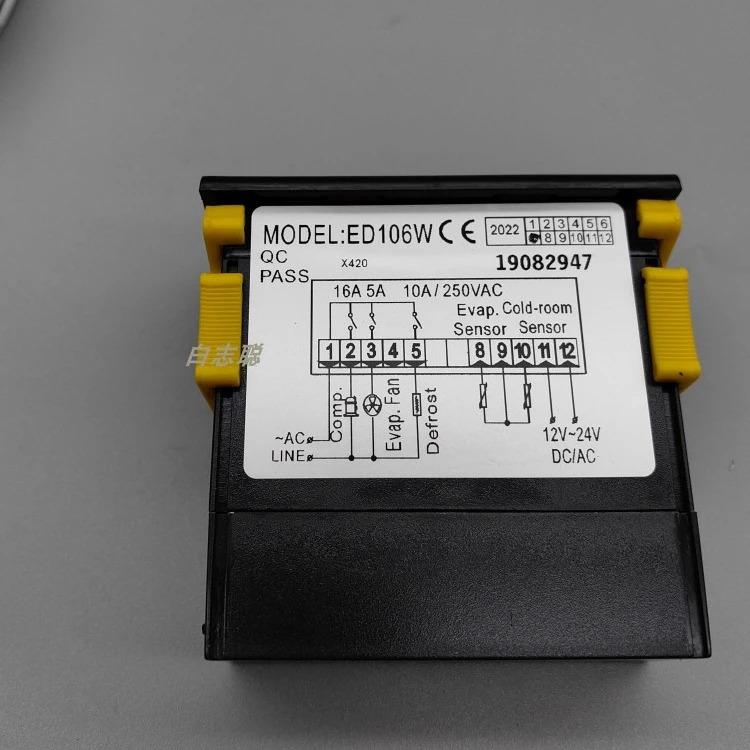 ED106W 12 24VAC/DC 냉장 트럭 전온도 조절기 지능형 컨트롤러