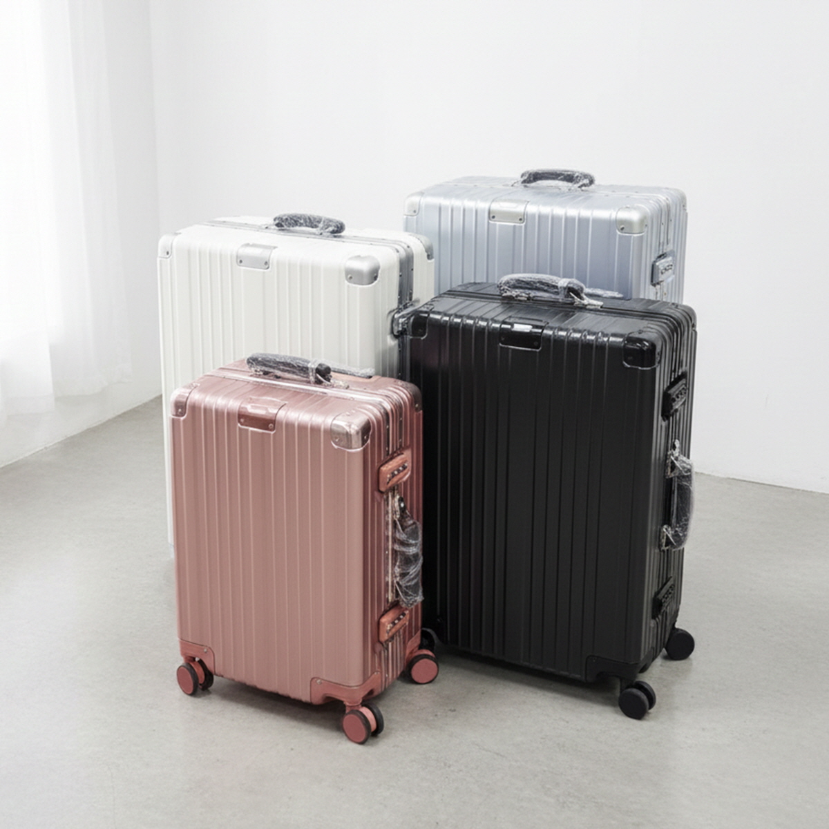 폴리카보네이트 메탈프레임 캐리어 63cm(24인치) 69cm(26인치) 75cm(28인치) - 상세 이미지 5