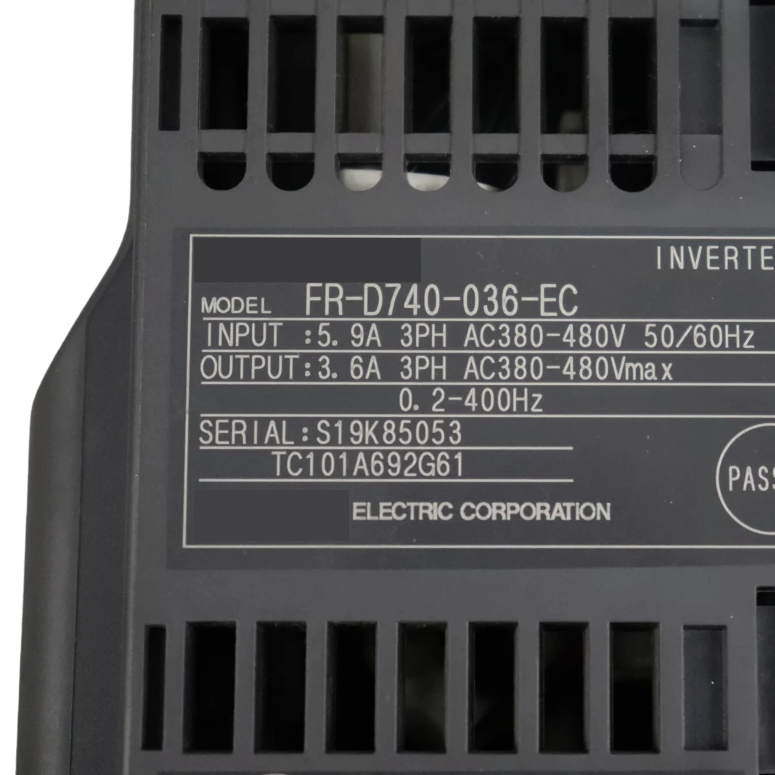 새 FR-D740-036-EC 인버터