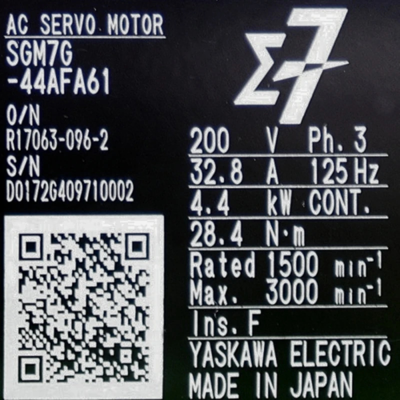 Yaskawa SGM호환7G-44AFA61 서보모터 내 새