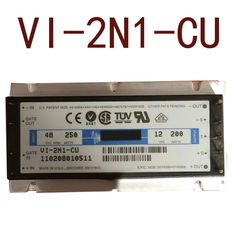 오리지널 VI-2N1-CU VI-2N1-EU DC48V-12V200W16.7A 현장