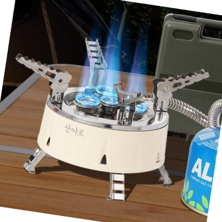 캠핑스토브 강염스토브 캠핑가스버너 해바라기 휴대용 미니그리들