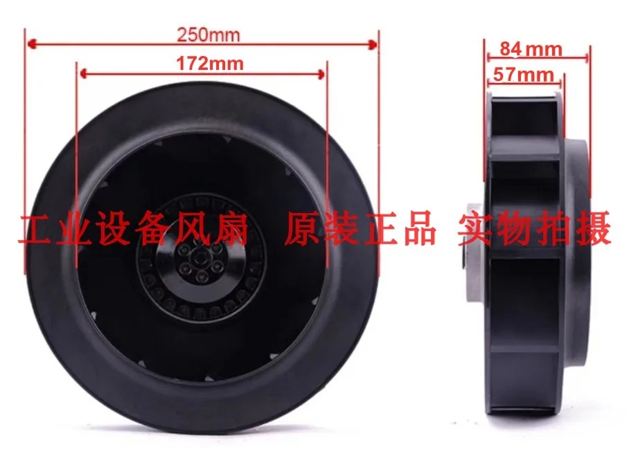 FH250 M 230V 240V 250 풍력 블로워 Panstar 173/230W 380V 원심 팬
