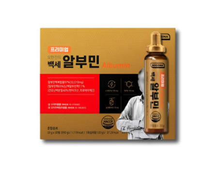 지케이라이프 프리미엄 오한진의 백세 알부민 33g 30병 [1개]