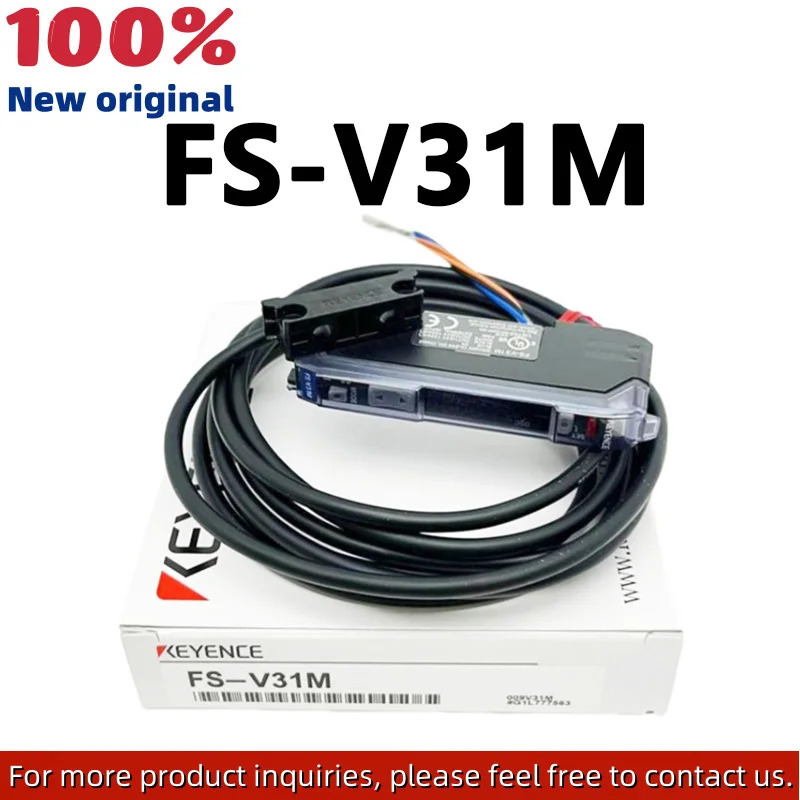 새 원본 FS-V31M 듀얼 디지털 디스플레이 케이블 호스트 NPN 광섬유 증폭기 더 상담 환영