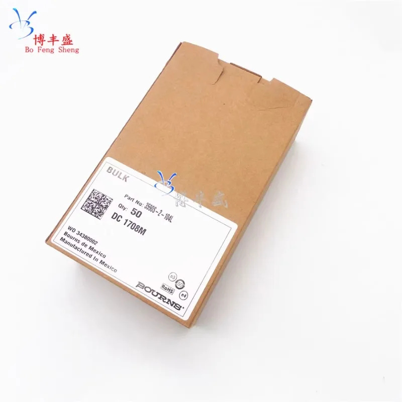 정밀 멀티 턴 전위차계 500 유로 오리지널 BOURS 3590S-2-501L