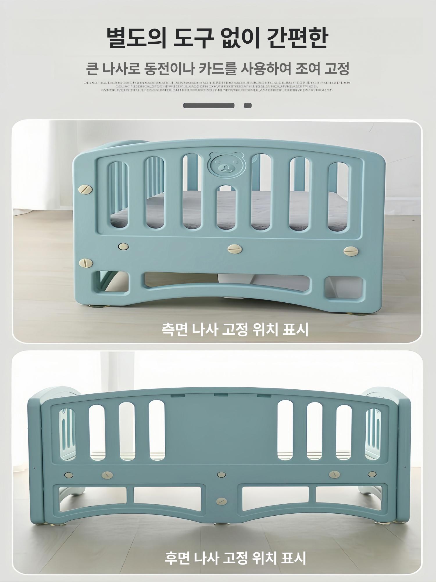 강아지 고양이 애견 소파 푹신한 쿠션 메모리폼 정형외과 심플 미디엄 플럼그린 침대 싱글 침대 쿠션없음 - 상세 이미지 4