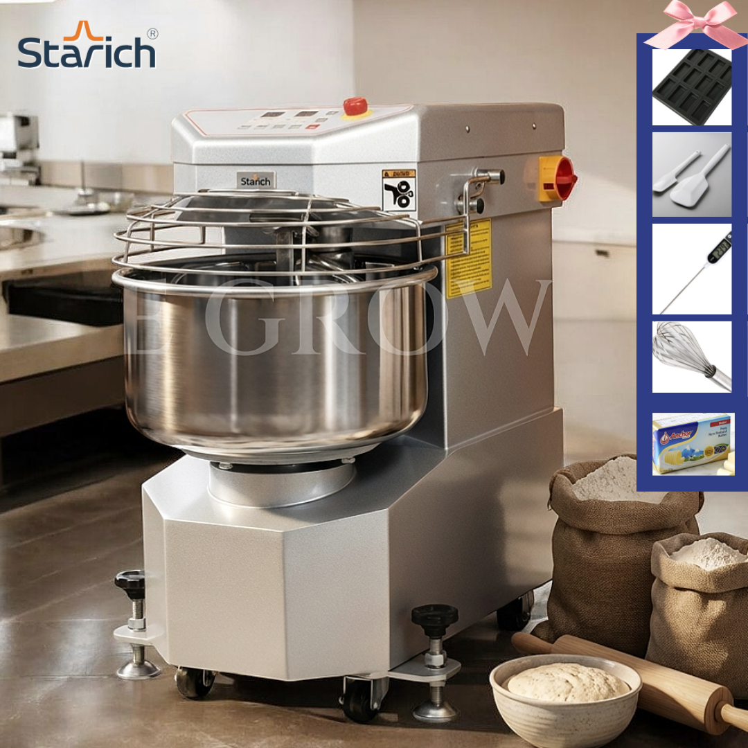 스파이럴믹서 40리터 반죽기 제빵 밀가루 반죽기계 대형 업소용 대용량 25-27KG