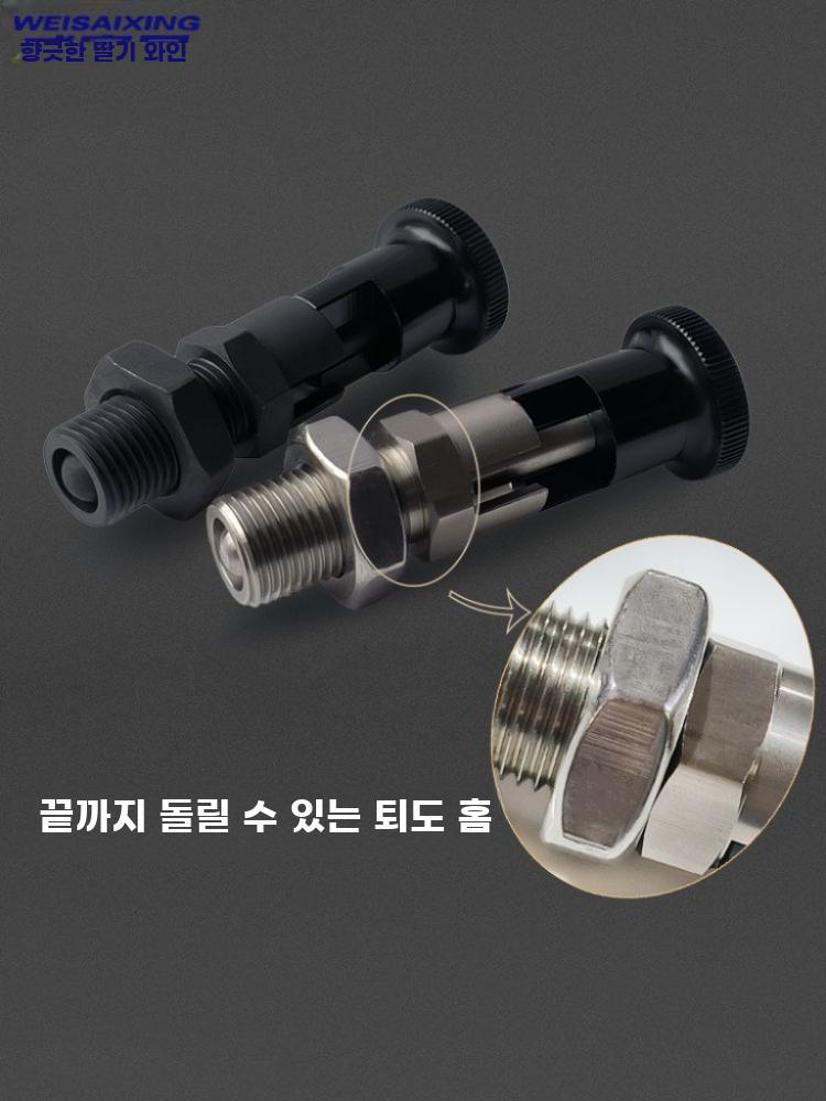 스테인리스 셀프락 노브 플런저 위치 고정 핀 스프링형 - 상세 이미지 2