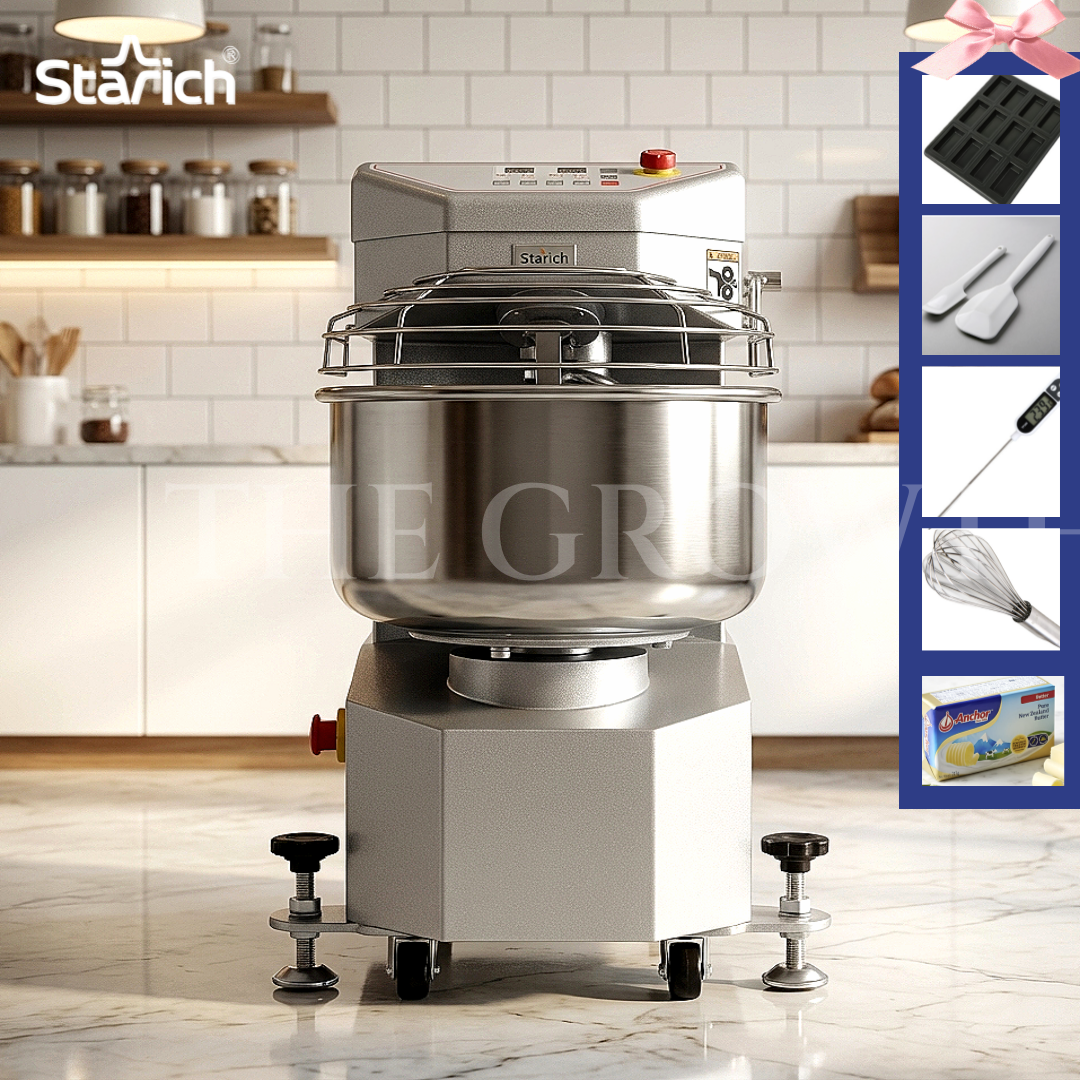 스파이럴반죽기 30리터 제빵반죽기 밀가루 반죽기계 대형 빵 업소용 믹서 대용량 16인치