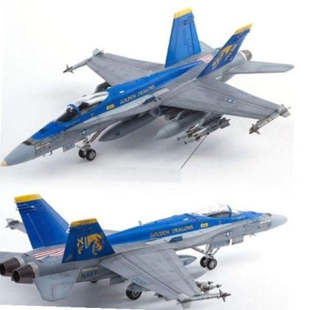 비행기조립 아카데미과학 미해군 골든드래곤스 F/A18C VFA192