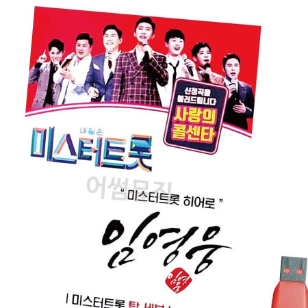 상세참조 트로트USB 미스터트롯 임영웅 음악USB 66곡