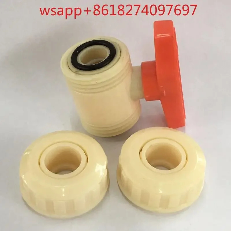 ABS 플라스틱 볼 밸브 스위치 DN15-DN100 PVC 엔지니어링 유니온 4 인치 더블 프리