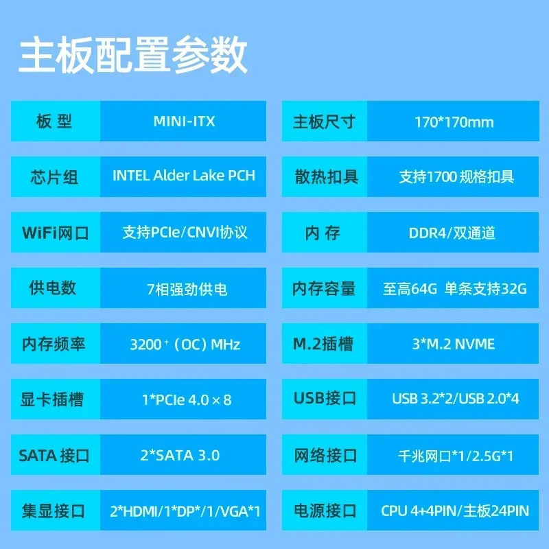 온보드 CPU 패키지 ITX 마더보드 12 세대 i9-12900HK i7-12700H 컴퓨터 MoDT 데스크탑 D4
