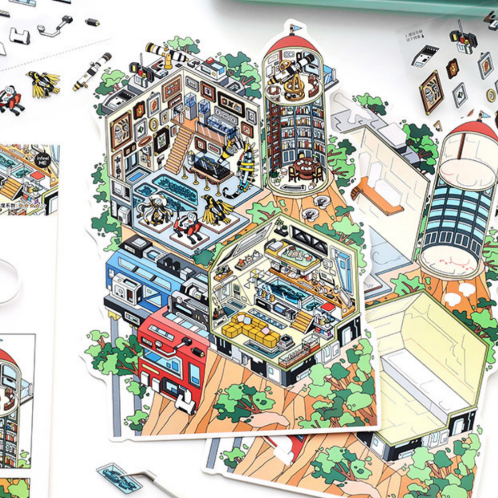 3d 방꾸미기 스티커 대형 모험자 이미지 3