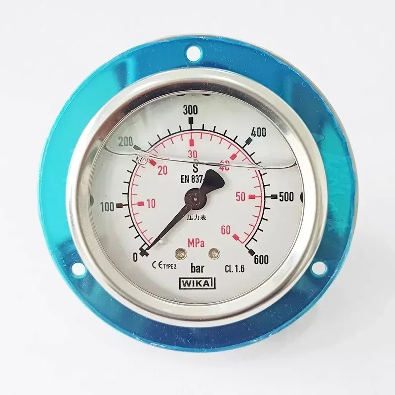 WIKA EN837-1 독일 Wika 압력 게이지 3 개구멍과 플랜지 엣지 213.53.063