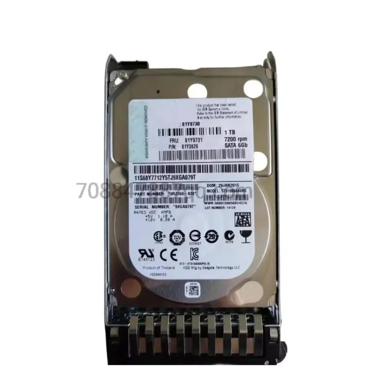 원본 IBM 81Y9732 81Y9730 81Y9731 1T 7.2K SATA 2.5 M3 M4