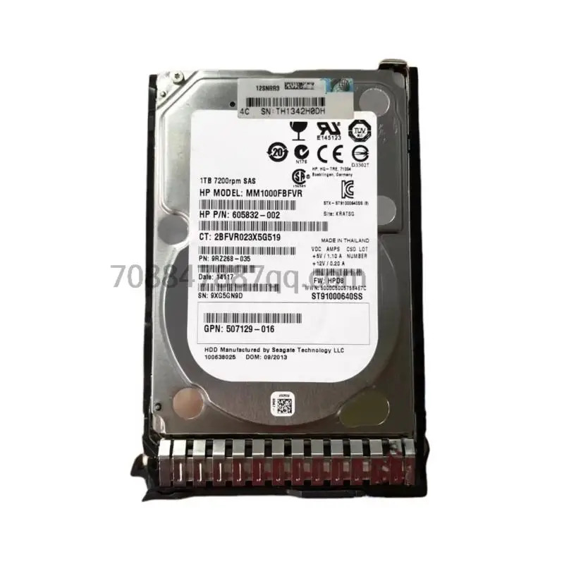 오리지널 652749 -B21 653954 1T 2.5 7.2K SAS G8 G9