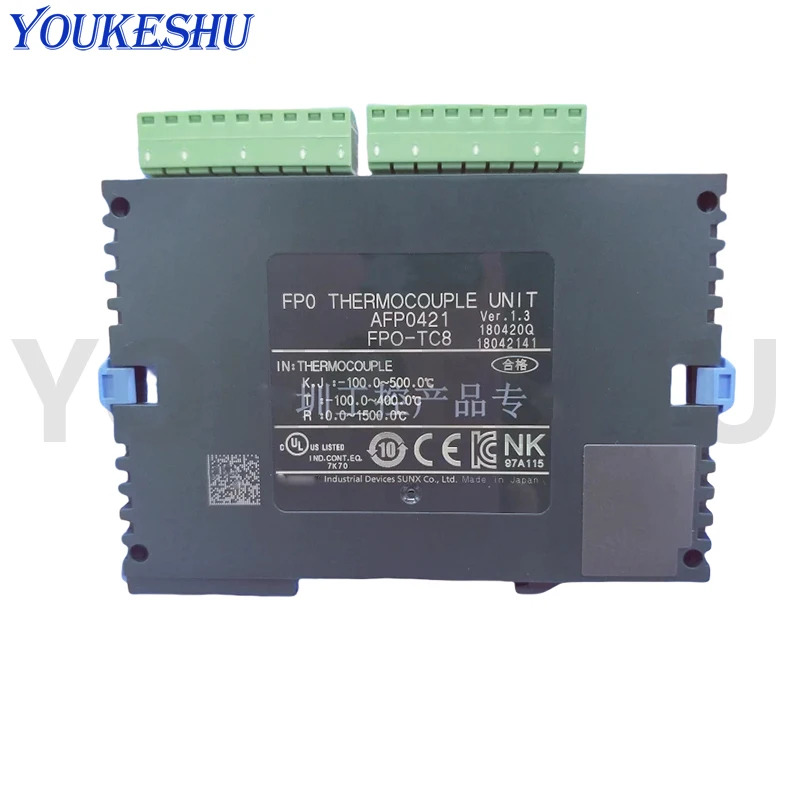원본 FP0-TC8 AFP0421 PLC FP0 열전대 장치