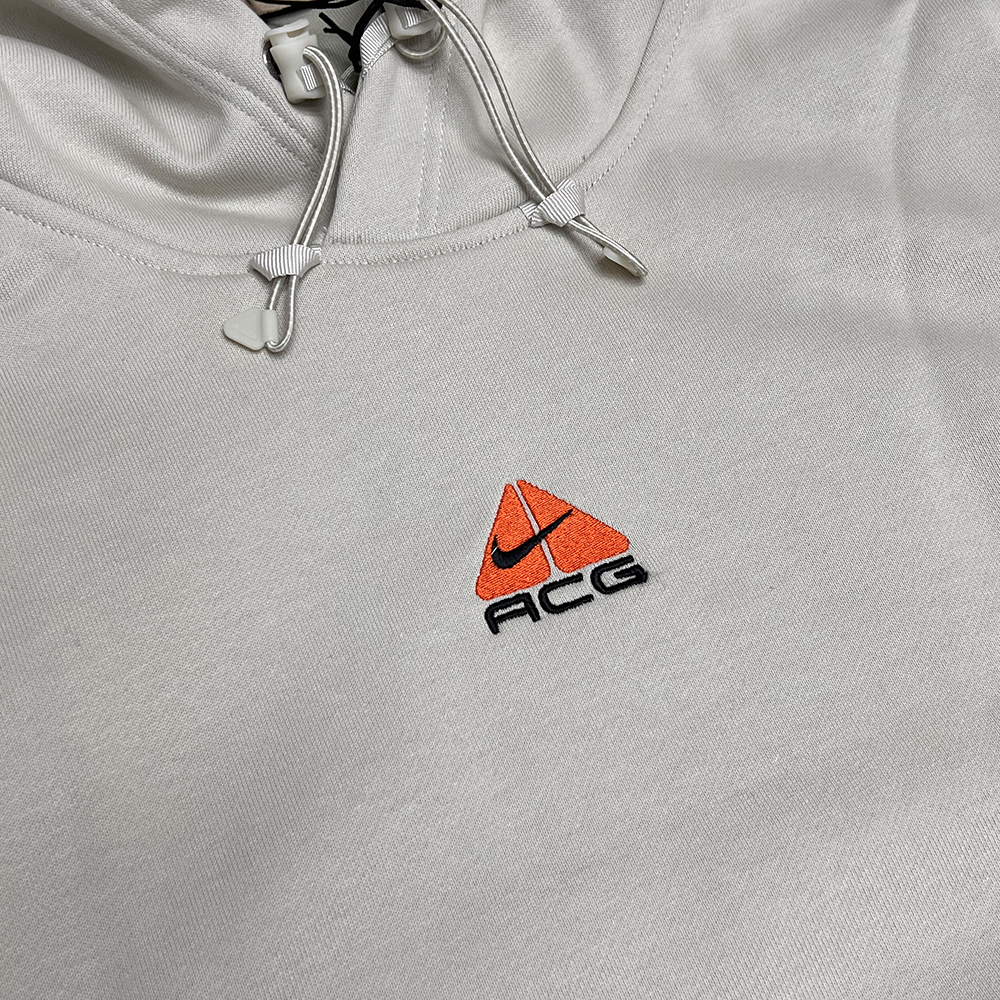 나이키 ACG 후드 써마핏 풀오버 기모 라이트본 카키, L - 상세 이미지 5