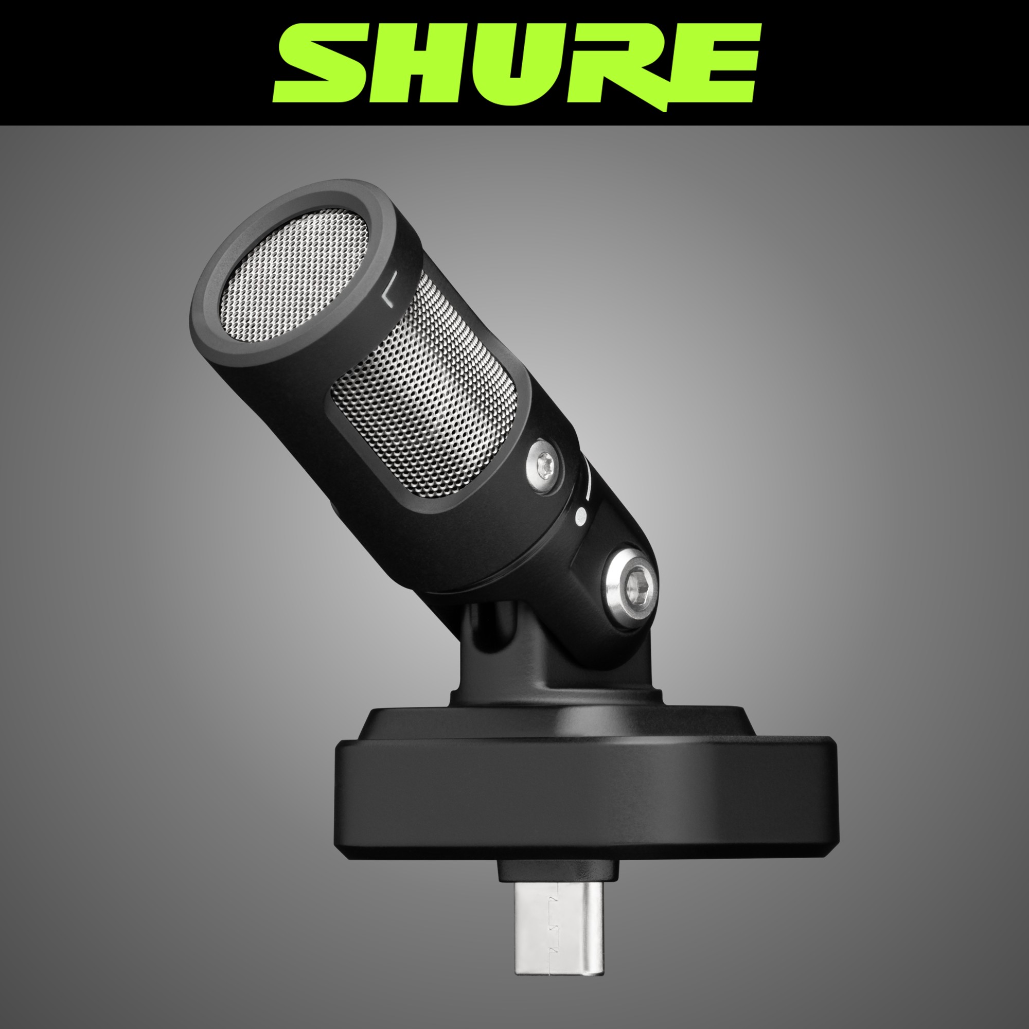 SHURE MV88 USB-C 슈어 USB 포터블 스테레오 콘덴서 마이크 - 상세 이미지 2