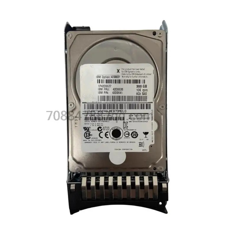 원본 IBM 42D0637 6GB SAS 42D0638 300G 10K 2.5 42D0641