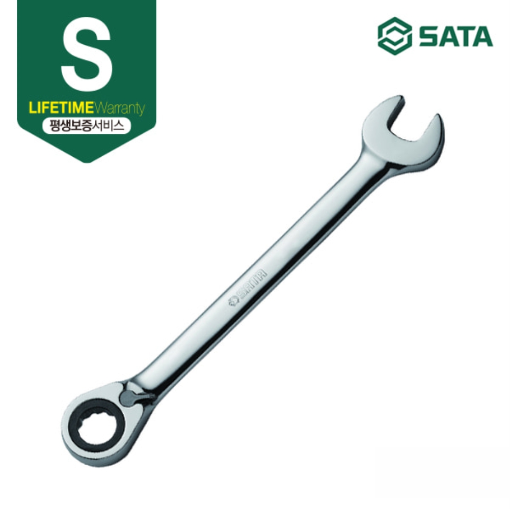 사타 SATA 조절 기어렌치 15mm 46608 15도 딥 깔깔이 스패너 - 상세 이미지 2