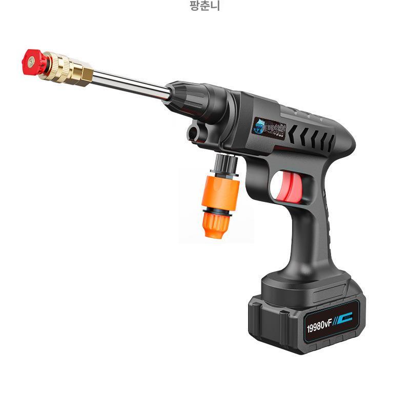 무선 고압 세척기 세차건 물총 분사기 물분사기 충전식 55 80VF L급 버전 보관함 포함 - 상품 이미지