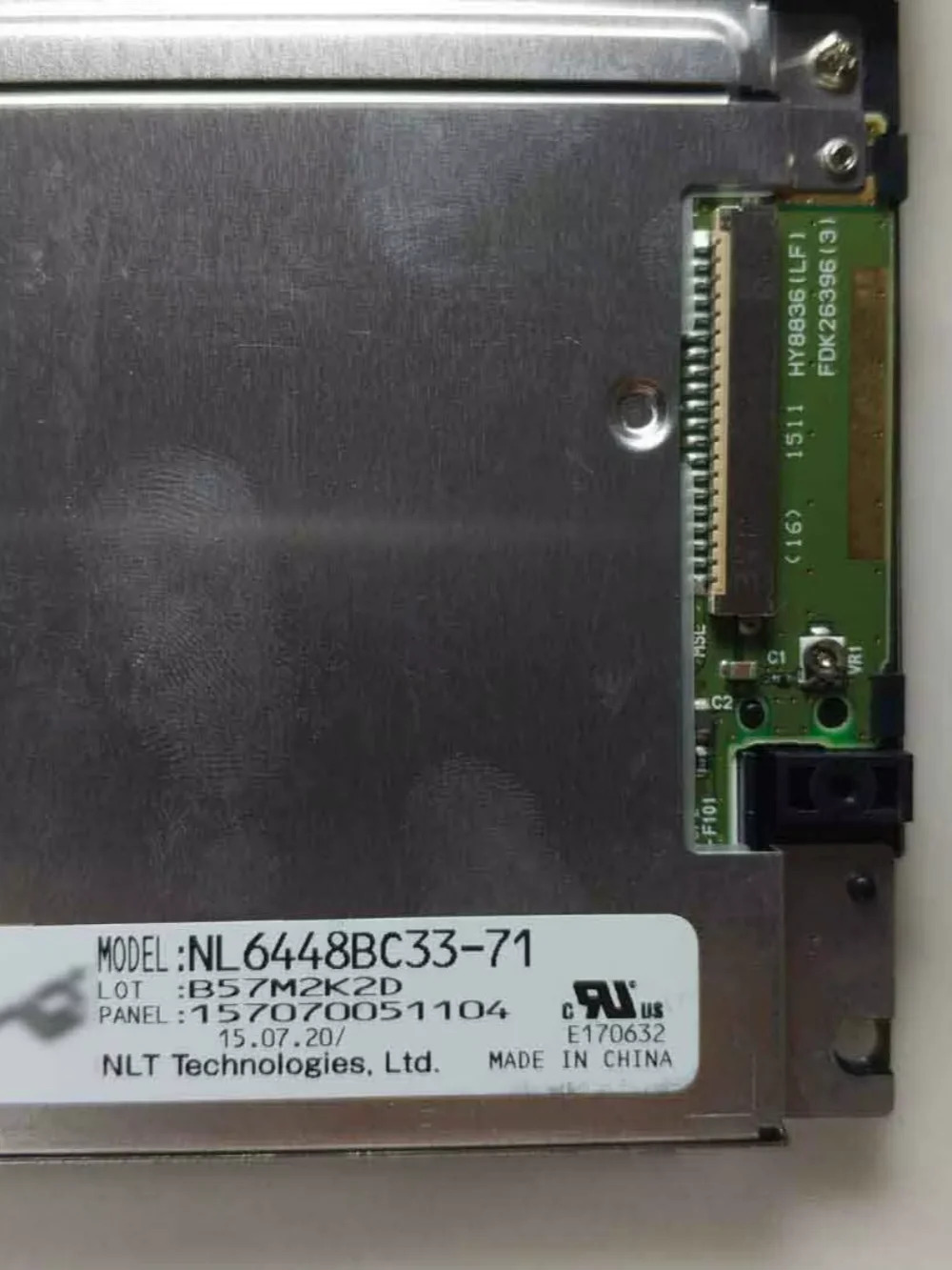 10.4인치 인치 640x480 NL6448BC33-71 LCD 디스플레이 화면