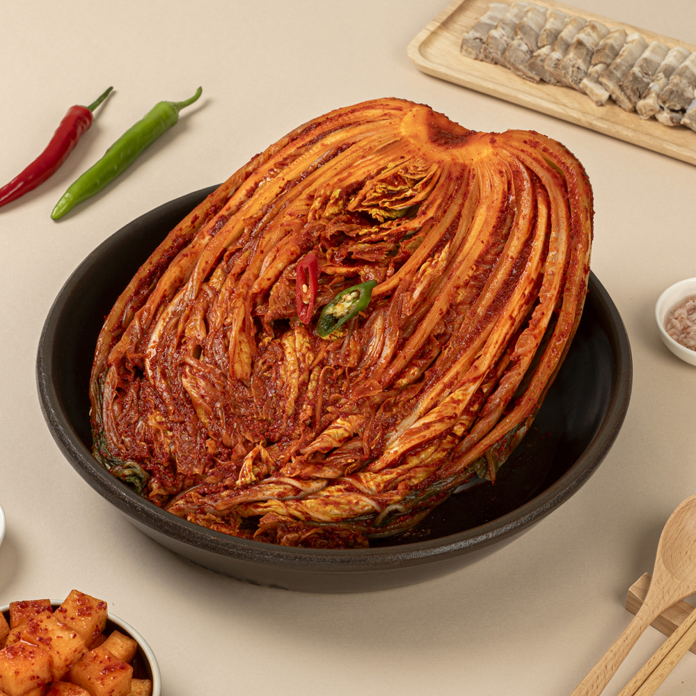 진백김치 생김치 배추 포기 국산 김치 김장 업소용 경상도 김치 주문 택배 10kg, 1개 - 상품 이미지
