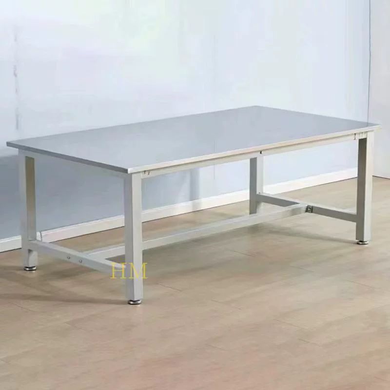 스테인리스 작업대 선반 스틸 포장대 서랍장 캔틴 운영대 100 x 60x75 단층 - 상품 이미지