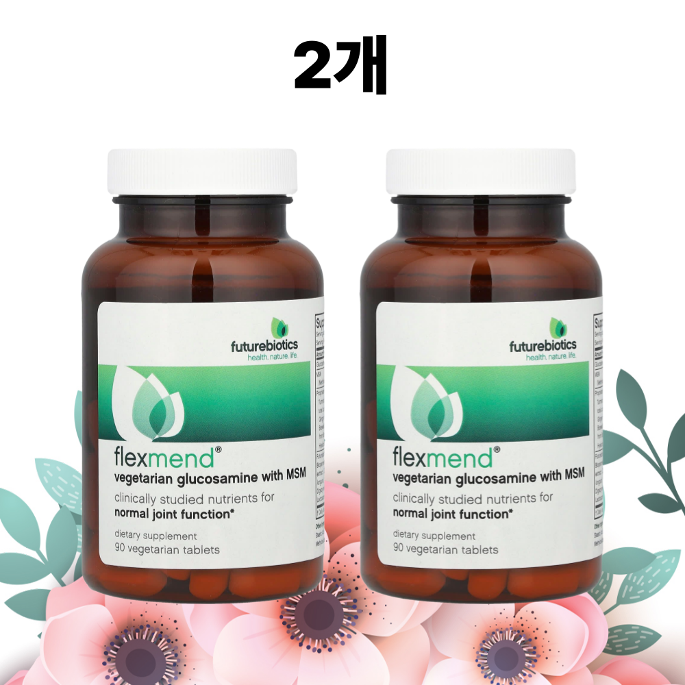 퓨처바이오틱스 글루코사민 MSM 1500mg Futurebiotics 90정, 2개 - 상품 이미지