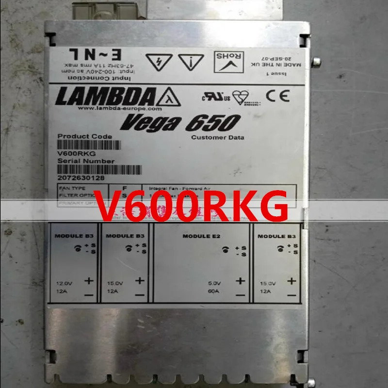 TDK-LAMBDA VEGAT 650 650W V600RKG리퍼 전원공급장치