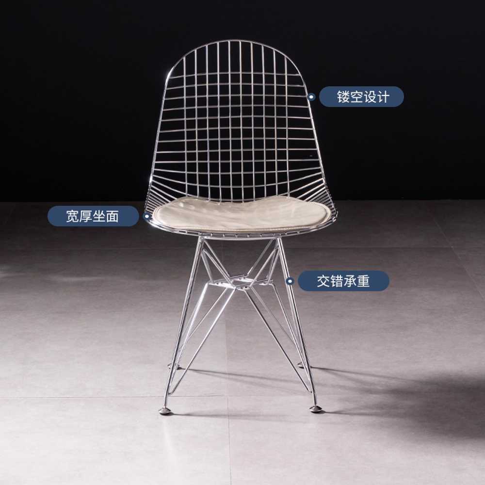 야외 의자 철제 인테리어용 카페 용 좌석 등받이 체어 - 상세 이미지 4