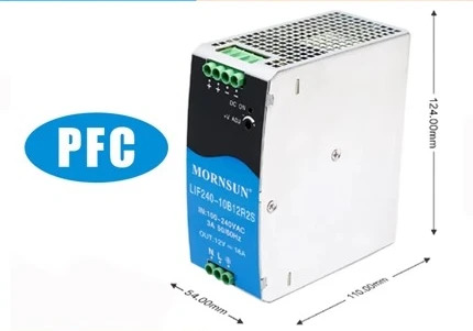 LIF240-10B24R2S 스위칭 전원공급장치 220V 12/48 레일 금속 하우징 NDR-240