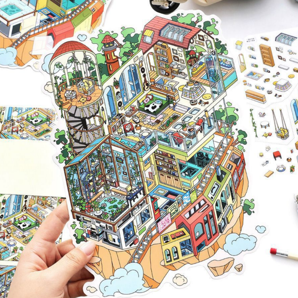 3d 방꾸미기 스티커 대형 모험자 이미지 1