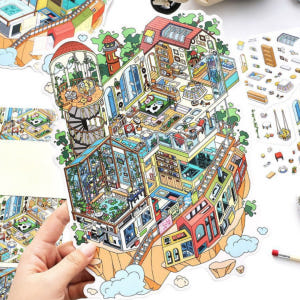 3d 방꾸미기 스티커 대형 모험자 실사용 후기 | 효과 있을까? - 상품 이미지 1