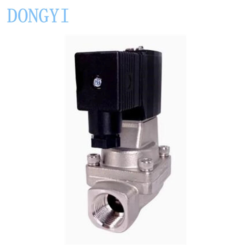 유체 제어 밸브 직동식 상시 열림 2L 2L500 2L500-50 A B AC220V DC24V