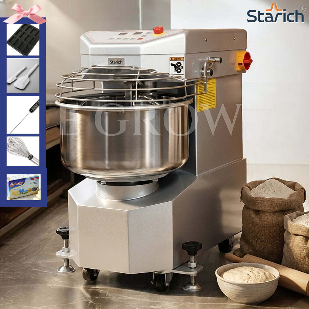 스파이럴믹서 스타리치 40리터 대형 풀스텐 정식수입품 반죽량 20-30KG (+5종세트)
