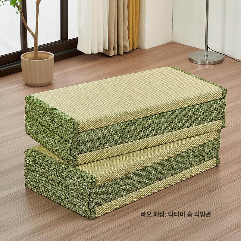다다미 매트 사계절 펜션용 깔개 라탄 일본식 등나무 폭 90x길이 200x두께 3cm - 상세 이미지 4