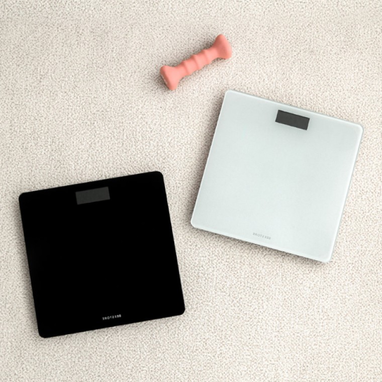 지니몰 전자 체중계 저울 화이트 BS 몸무게 1개 측정기 디지털 미니 가정용 스마트