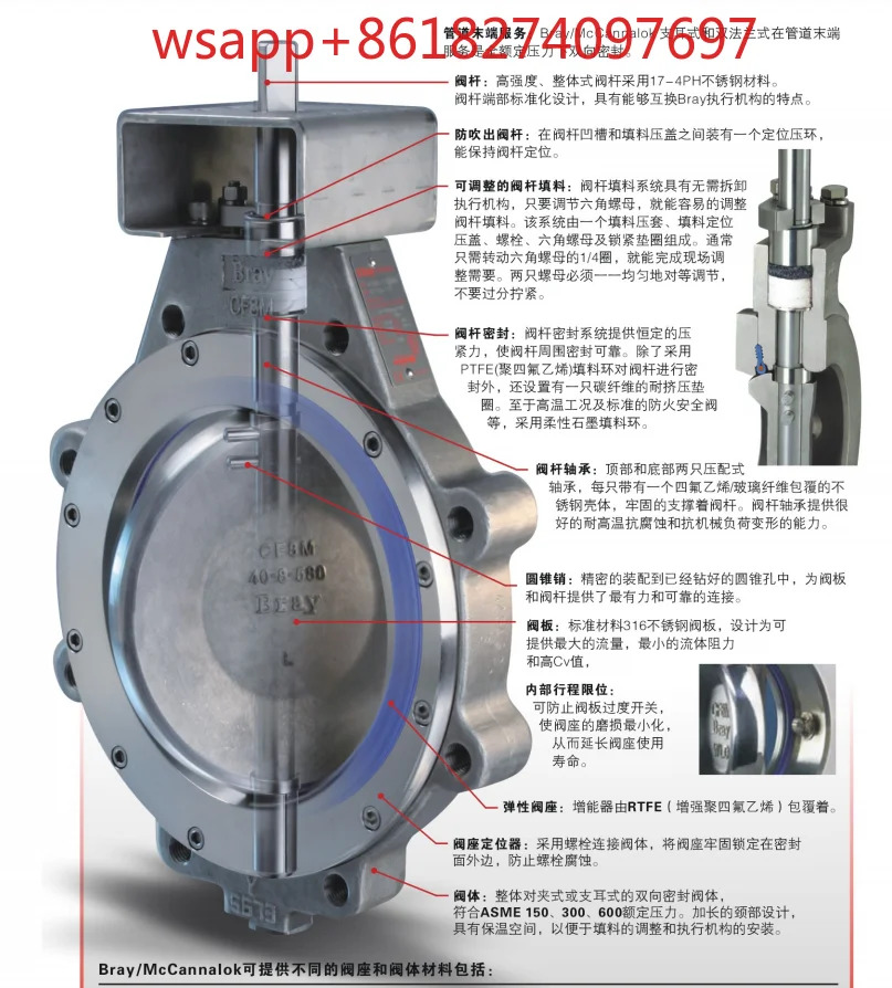 BRAY 공압 볼 밸브 미국 S30 31