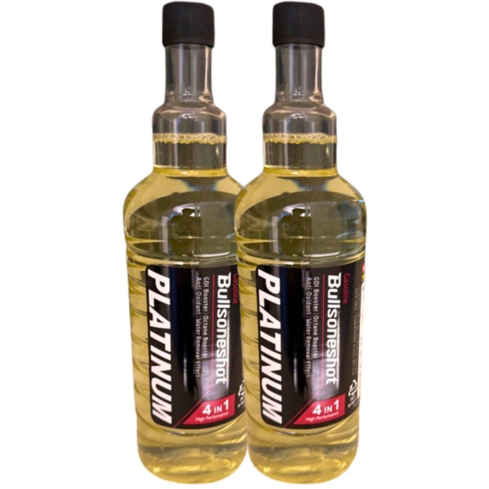 불스원샷 플래티넘 연료첨가제 5in1 500ml (휘발유) x2개 - 상품 이미지