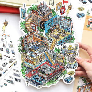 3d 방꾸미기 스티커 대형 모험자 실사용 후기 | 효과 있을까? - 상품 이미지 2