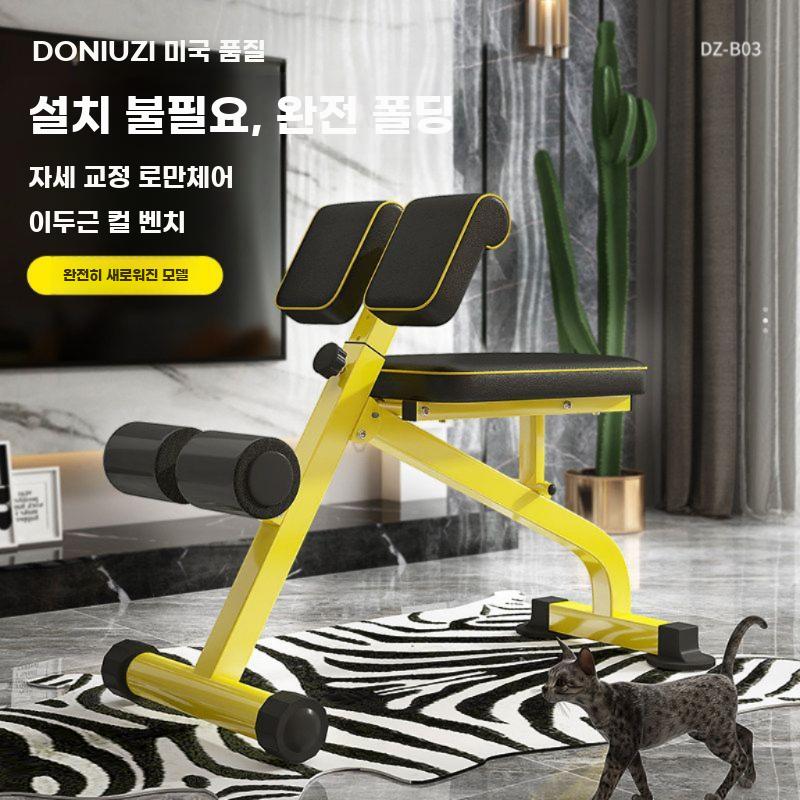 접이식 멀티 웨이트 벤치 로만체어 복합 근력 트레이닝 - 상세 이미지 3
