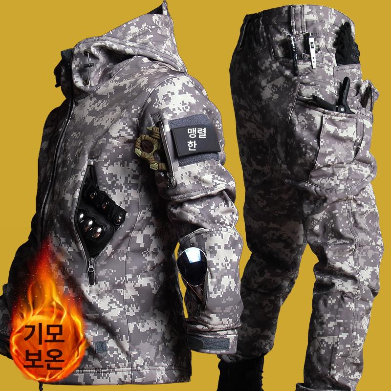 겨울 전술복 상하의 밀리터리룩 훈련 자켓 바지 - 상세 이미지 3